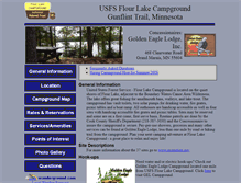 Tablet Screenshot of flourlakecampground.com